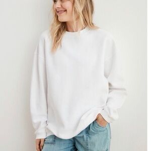 NWT Aerie Corded Crew Sweatshirt